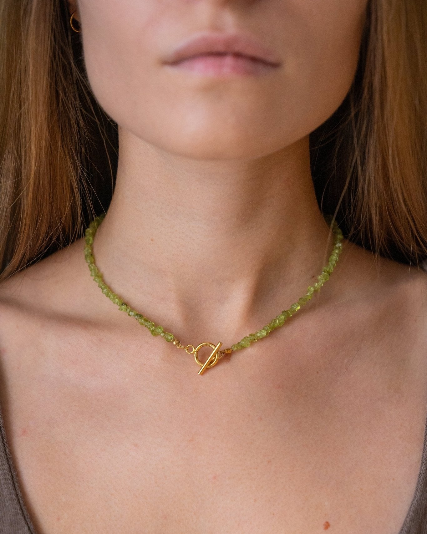 Peridot Choker - ElectronsLibres
