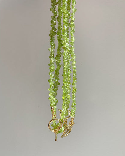 Peridot Choker - ElectronsLibres
